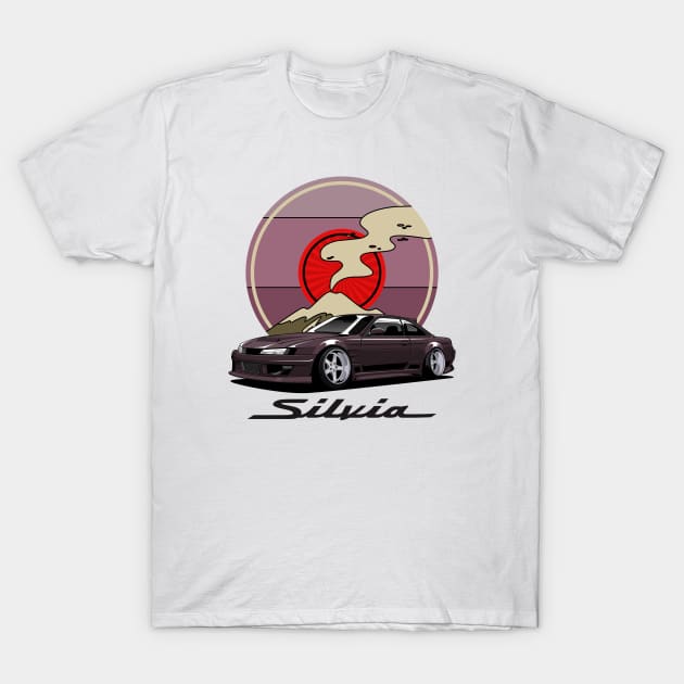 Nissan Silvia s14 Kouki T-Shirt by JDM Boyz